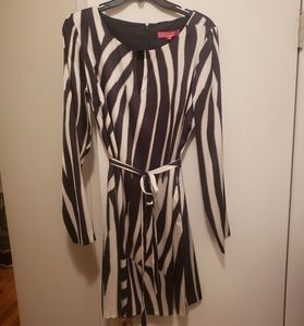 Catherine Malandrino Zebra Print Dress